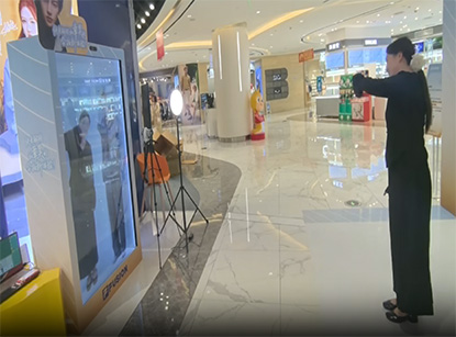 人体复刻明星合影